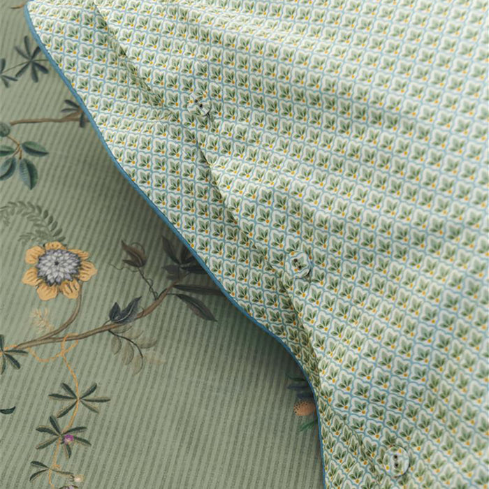 Pip Studio Amor De Dios Dekbedovertrek 140 x 200/220 cm - Groen