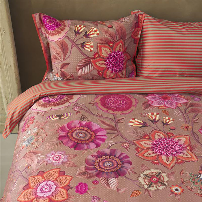 Pip Studio Viva La Vida Dekbedovertrek 140 x 200/220 cm - Roze