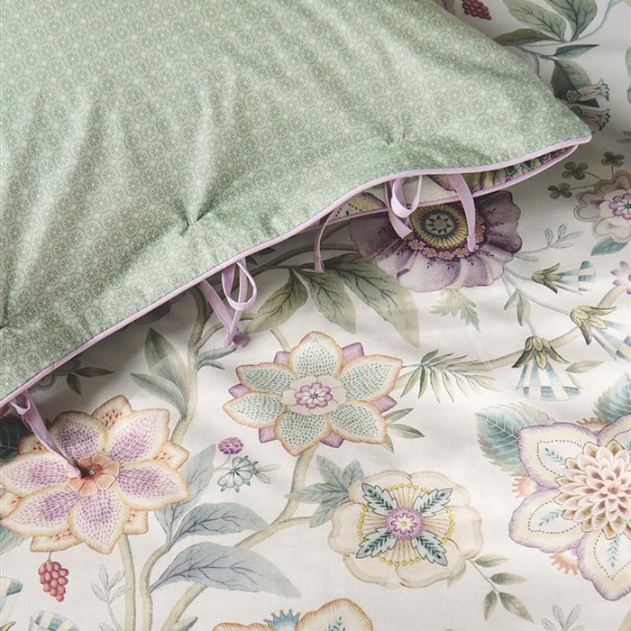 Pip Studio Viva Las Flores Dekbedovertrek 140 x 200/220 cm - Wit