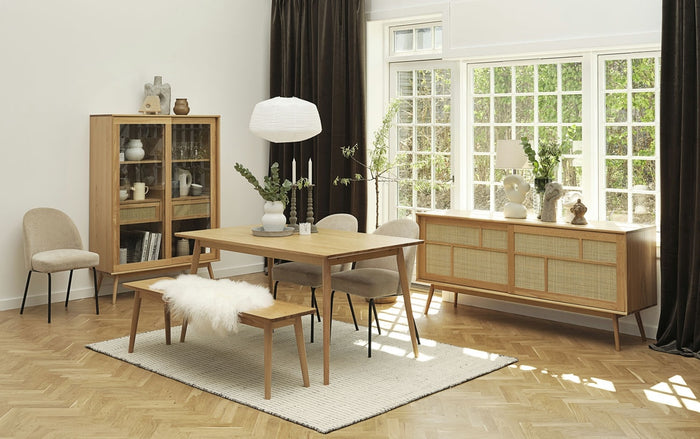by fonQ Woodzy Bankje 150 cm - Naturel Eiken