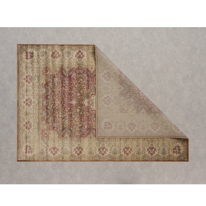 Vloerkleed Vince - Rood - Viscose - 160x0x230cm (BxHxD)