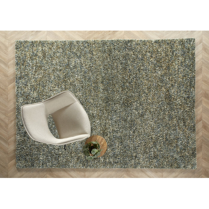 Vloerkleed Shaggy Deluxe - Groen - Wol