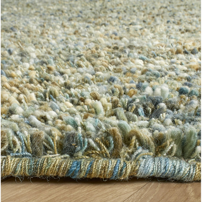 Vloerkleed Shaggy Deluxe - Groen - Wol