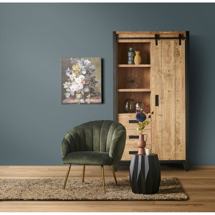 Vloerkleed Shaggy Deluxe - Oranje - Wol