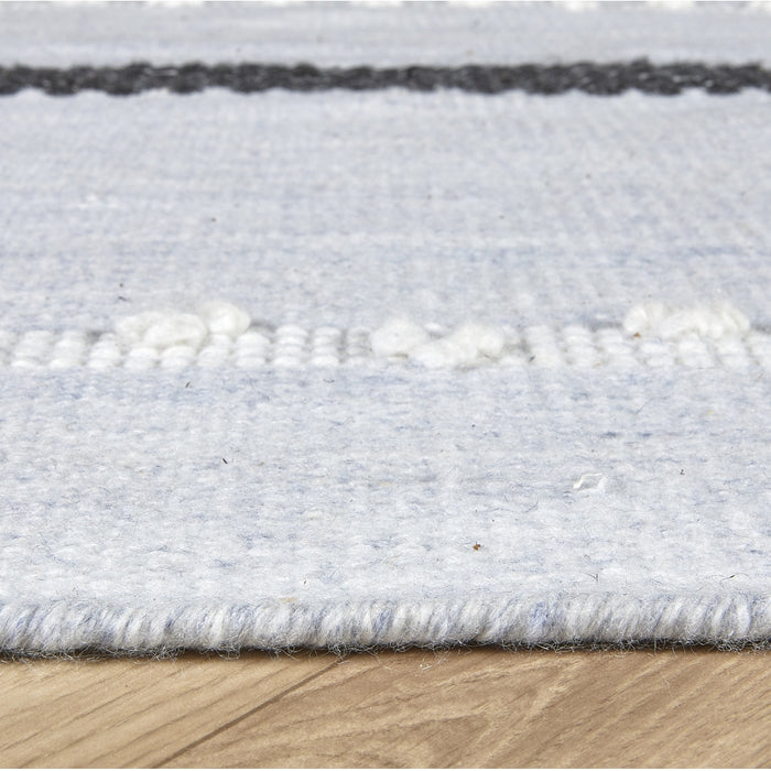 Vloerkleed Steef - Blauw - Gerecycled Materiaal