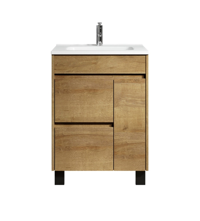 Badplaats Badkamermeubel Set Salzburg 60 cm - Eiken - Badmeubel