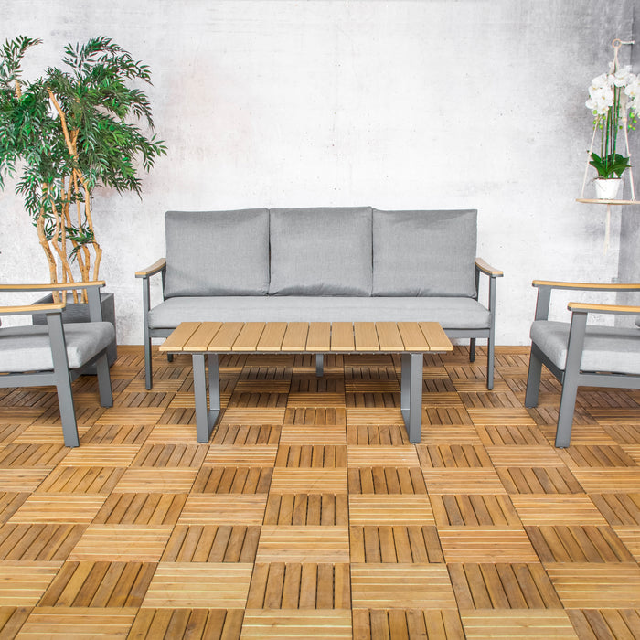 SenS-Line Glasgow Loungeset - 3-zitsbank en Tuinstoelen