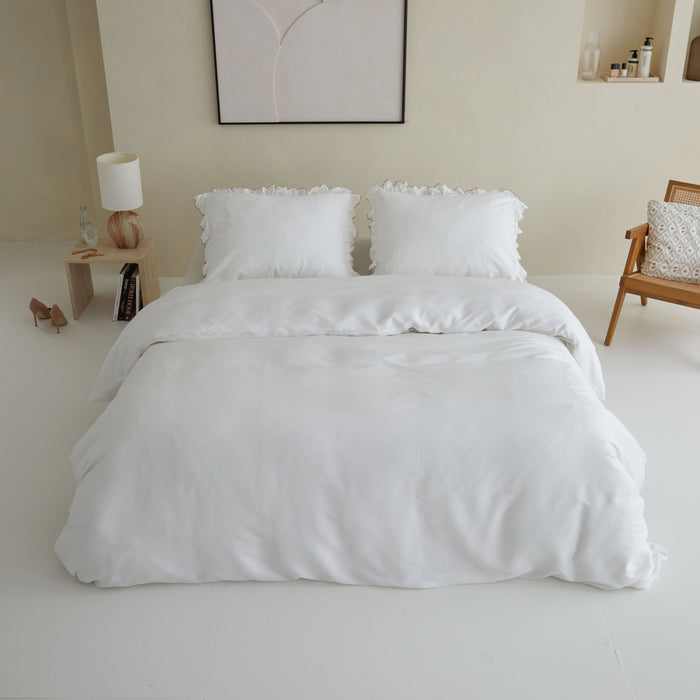 Walra Real Romance Dekbedovertrek 200x220 - Wit