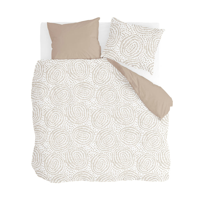 Walra Remade Crazy Crinkles Dekbedovertrek 240x220 - Zand