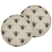 Beliani - CANNETO - Tuinkussen set van 2 - Beige - 40 cm - Polyester