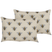 Beliani-CANNETO-Tuinkussen set van 2-Beige-40 x 60 cm-Polyester