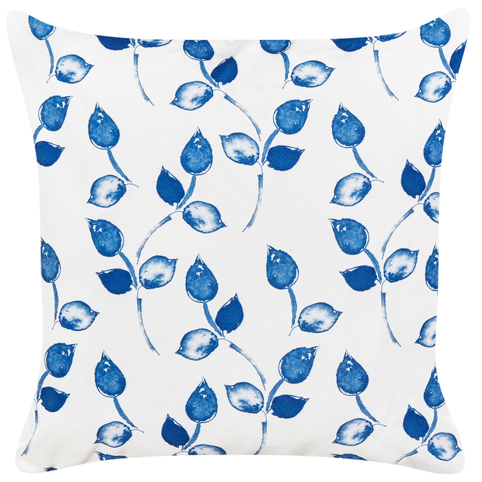 Beliani-TORBORA-Tuinkussen set van 2-Blauw|Wit-45 x 45 cm-Polyester