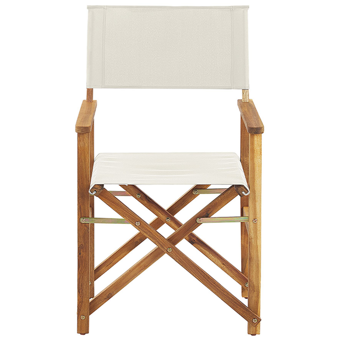 Beliani - CINE - Tuinstoel set van 2 - Groen|Hout|Toekan - Polyester