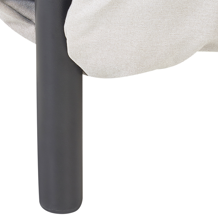 Beliani - ESPERIA - Tuinstoel - Lichtgrijs - Aluminium