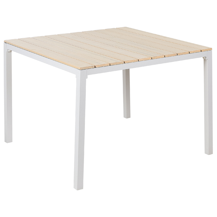 Beliani - PRATO - Tuintafel - Lichthout - 95 x 95 cm - Kunsthout