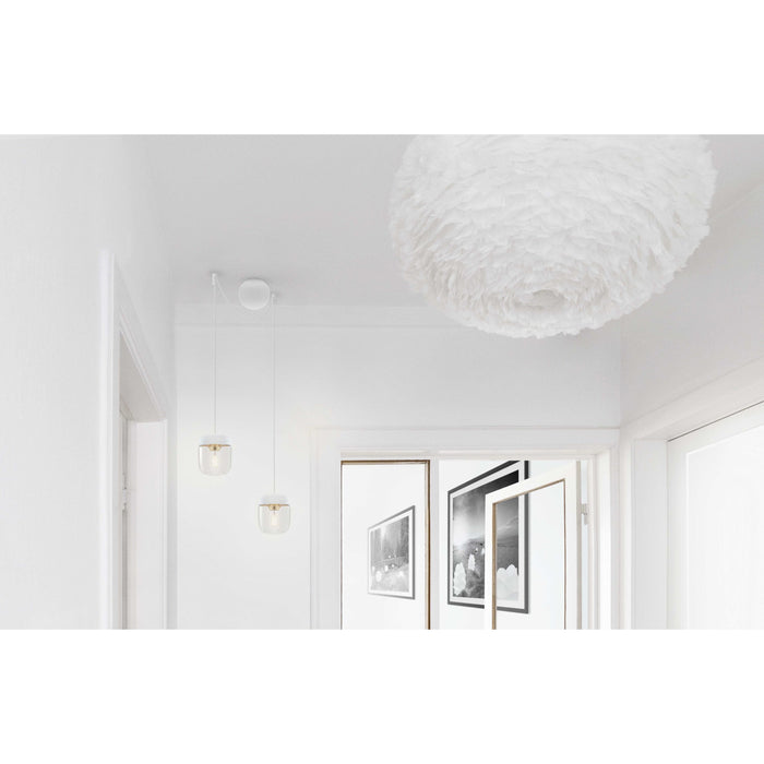 Cannonball 2 cluster hanglamp Ø12 wit