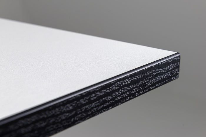 Tenzo Vierkante Bartafel Dine L80 X B80 X H105 Cm - Wit Melamine