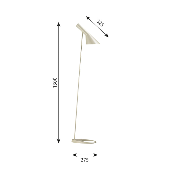 Louis Poulsen AJ vloerlamp V3 White