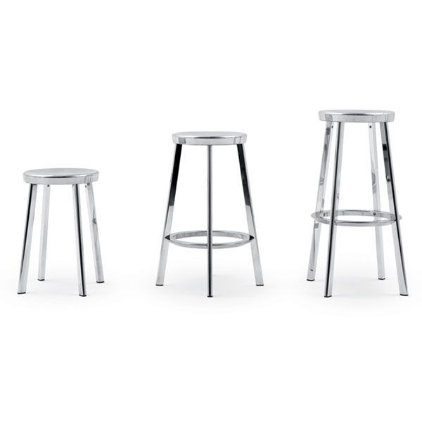 Magis Officina barkruk H75 polypropylene zink|zwart