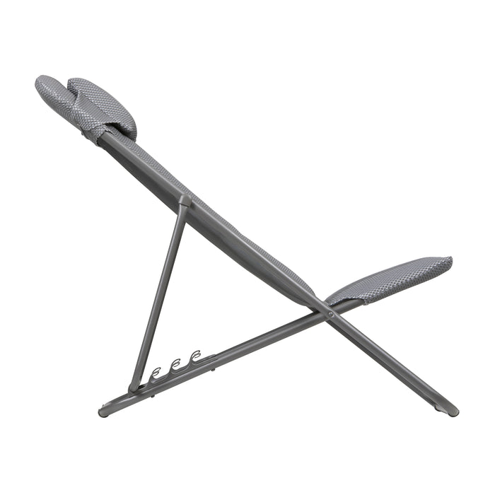 Lafuma Maxi Transat Multi-Positie Opvouwbare Ligstoel - Zilver