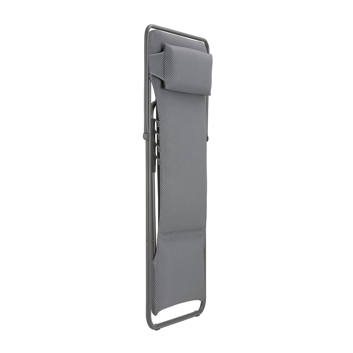 Lafuma Maxi Transat Multi-Positie Opvouwbare Ligstoel - Zilver