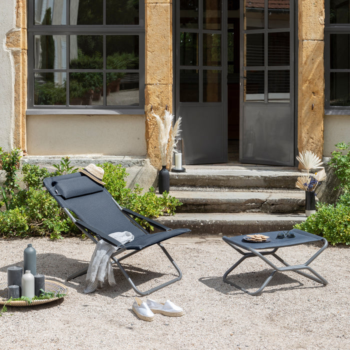 Lafuma Transabed Opvouwbare Ligstoel - Donkergrijs