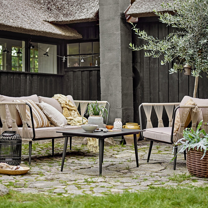 Bloomingville Pavone Salontafel - Cement Zwart