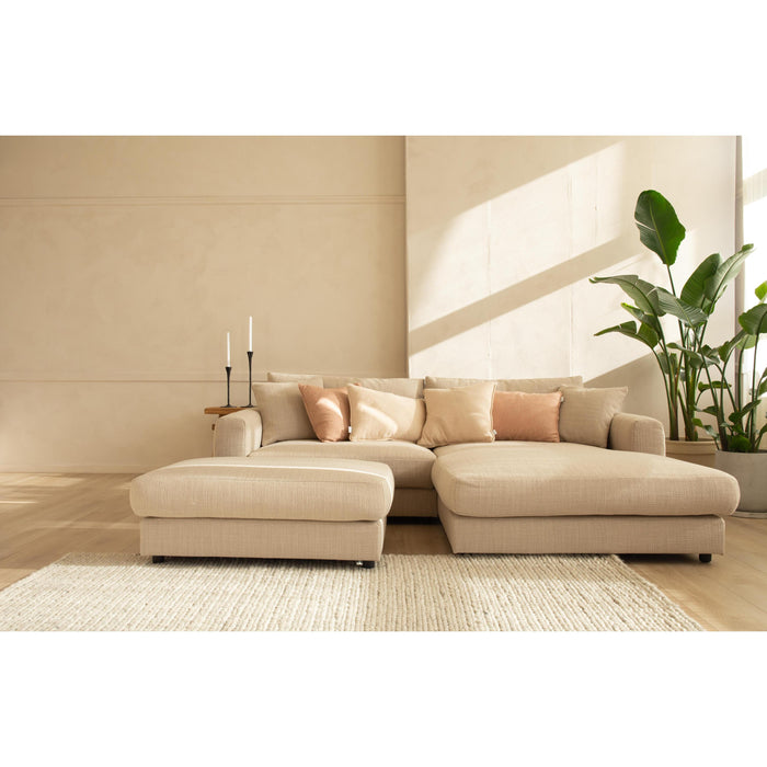 Bente Chaise longue rechts grey breeze