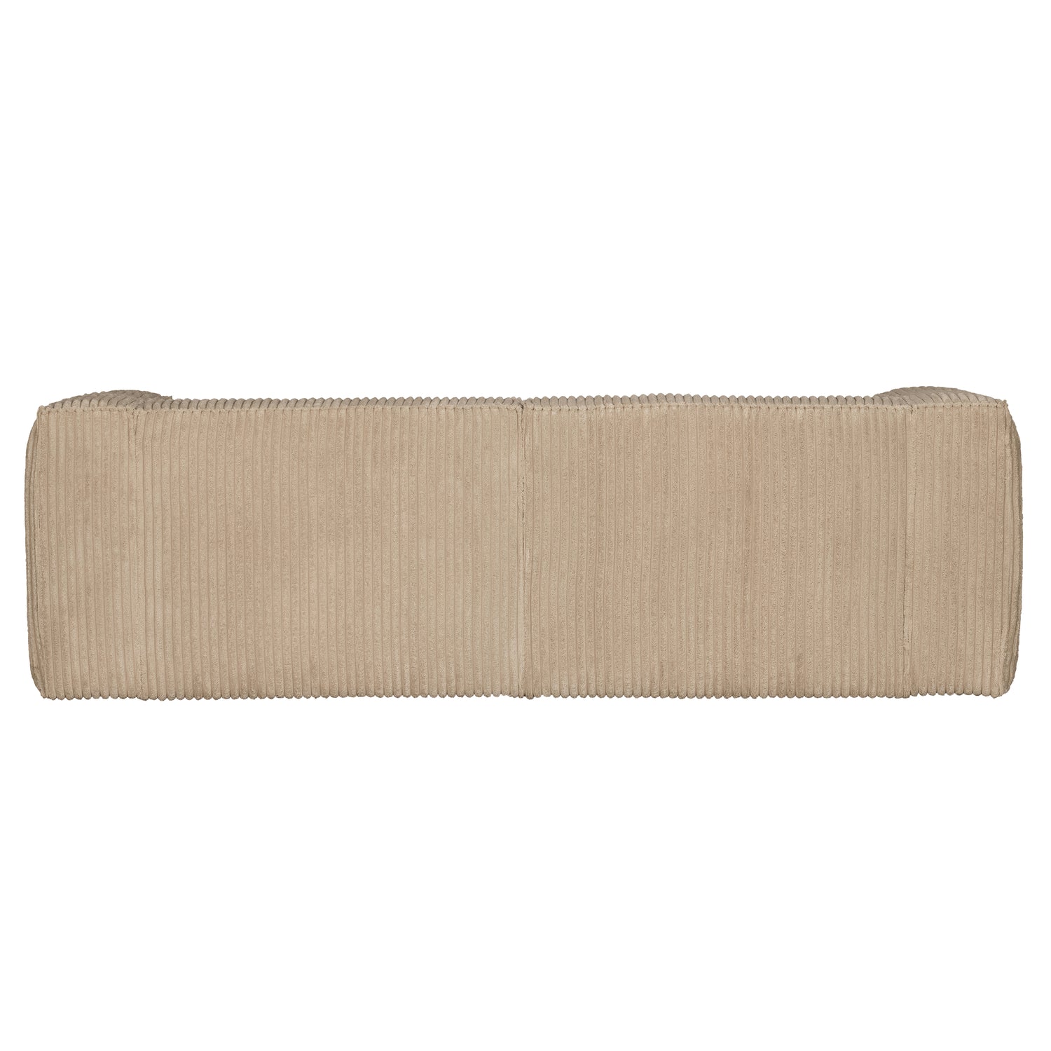 WOOOD Bean 3,5-zitsbank - Ribstof - Travertin