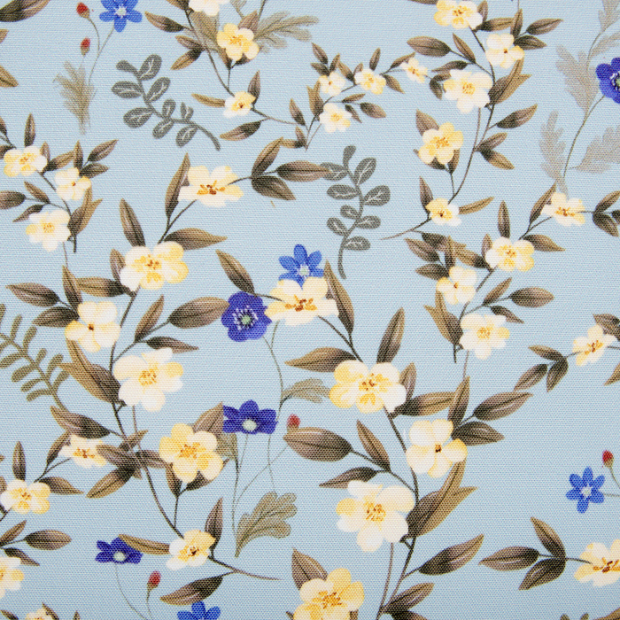 Beliani - VALLORIA - Buitenkussen set van 2 - Lichtblauw - Polyester