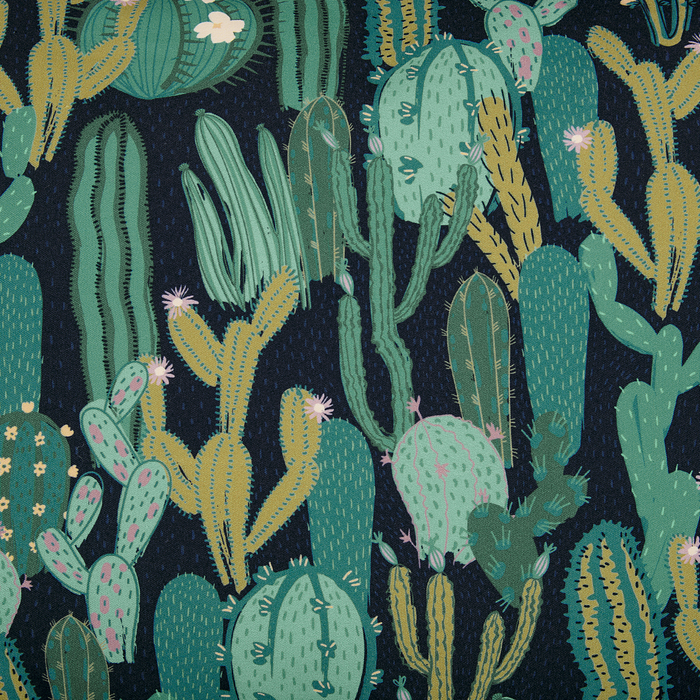 Beliani-VIOZENE-Tuinkussen set van 2-Groen-40 x 60 cm-Polyester