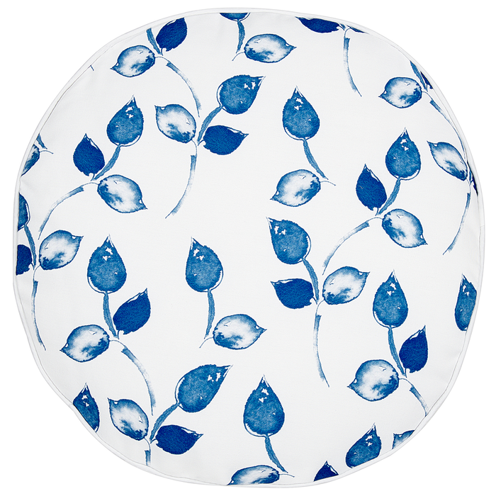 Beliani - TORBORA - Sierkussen set van 2 - Blauw|Wit - Polyester