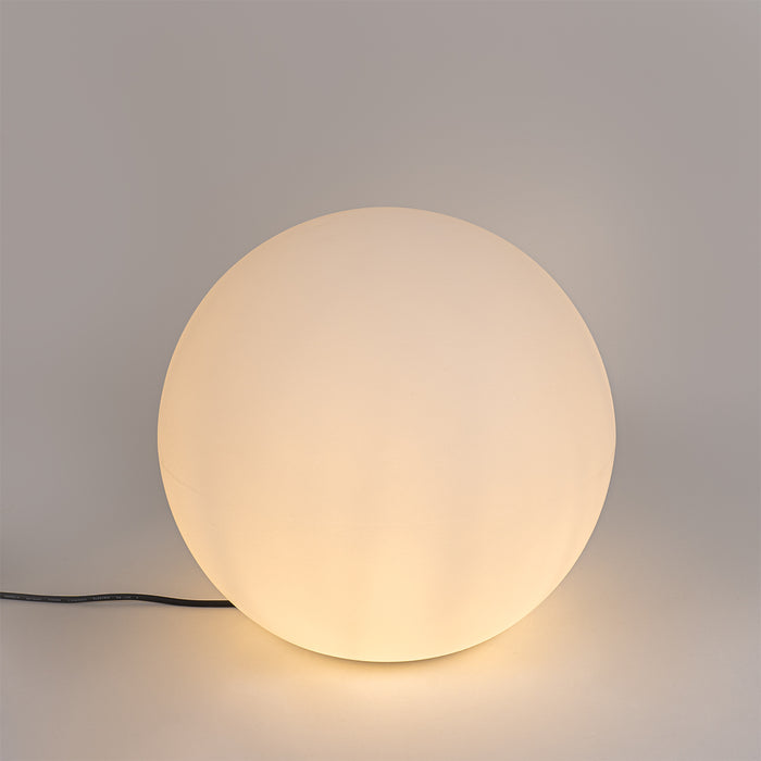 QAZQA Moderne buitenlamp wit 45 cm IP44 - Nura