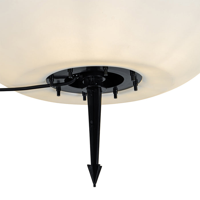QAZQA Moderne buitenlamp wit 77 cm IP65 - Nura