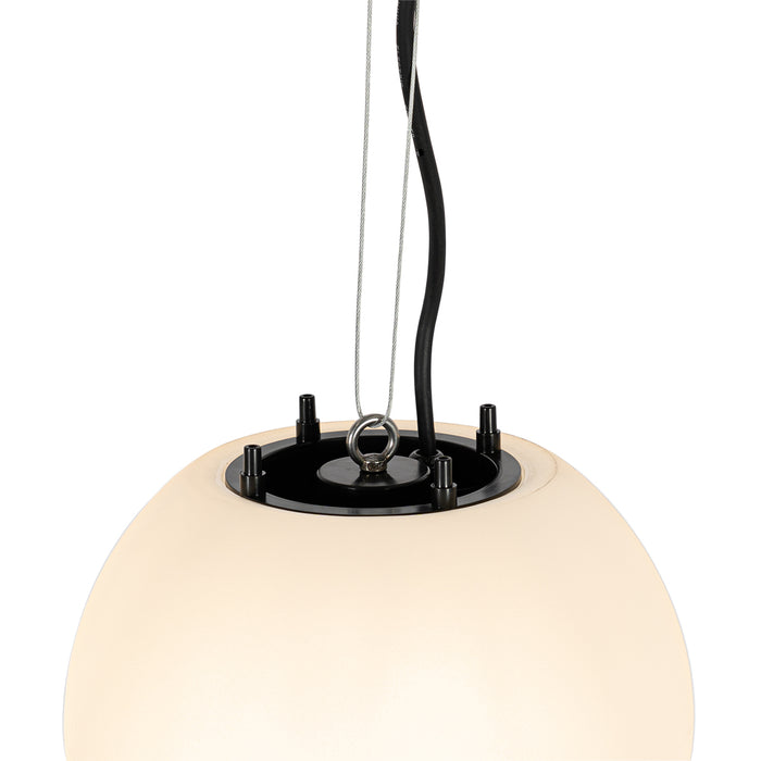QAZQA Moderne buitenlamp wit 25 cm IP65 - Nura