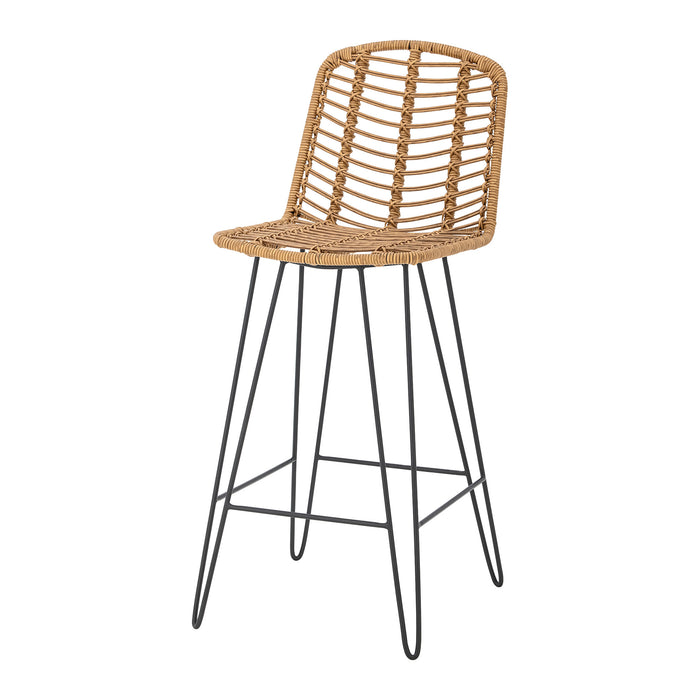 Bloomingville Vargas Barstoel - Rattan Naturel