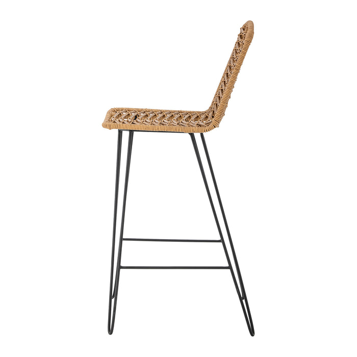 Bloomingville Vargas Barstoel - Rattan Naturel