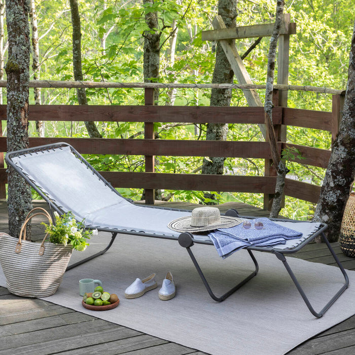 Lafuma Siesta Opvouwbare Zonneligstoel - Ombré grijs