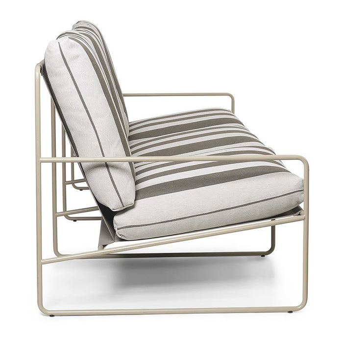 Ferm Living Desert 3-zitsbank - Cashmere - Chocolate / Off-White