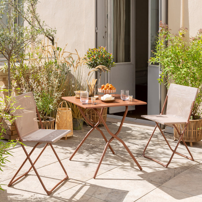 Lafuma Balcony II Inklapbare Tuintafel B 64 cm - Terra