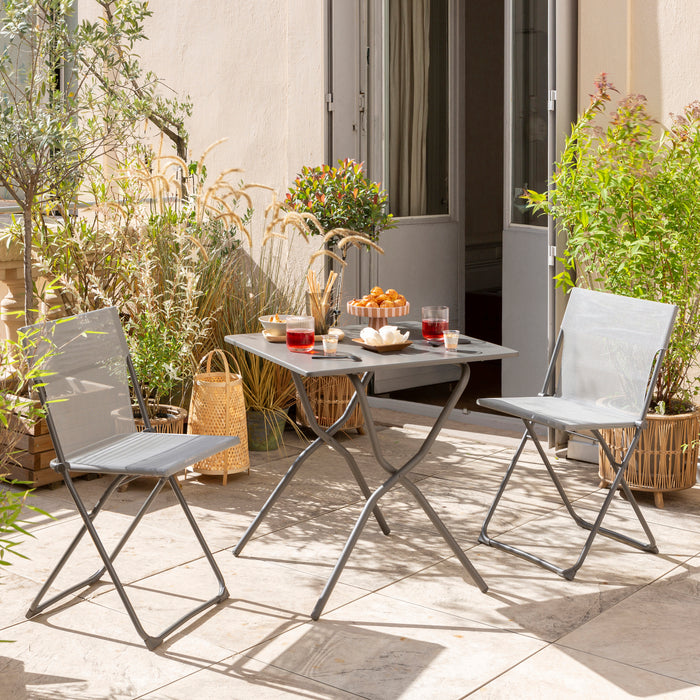 Lafuma Balcony II Inklapbare Tuintafel B 64 cm - Titanium