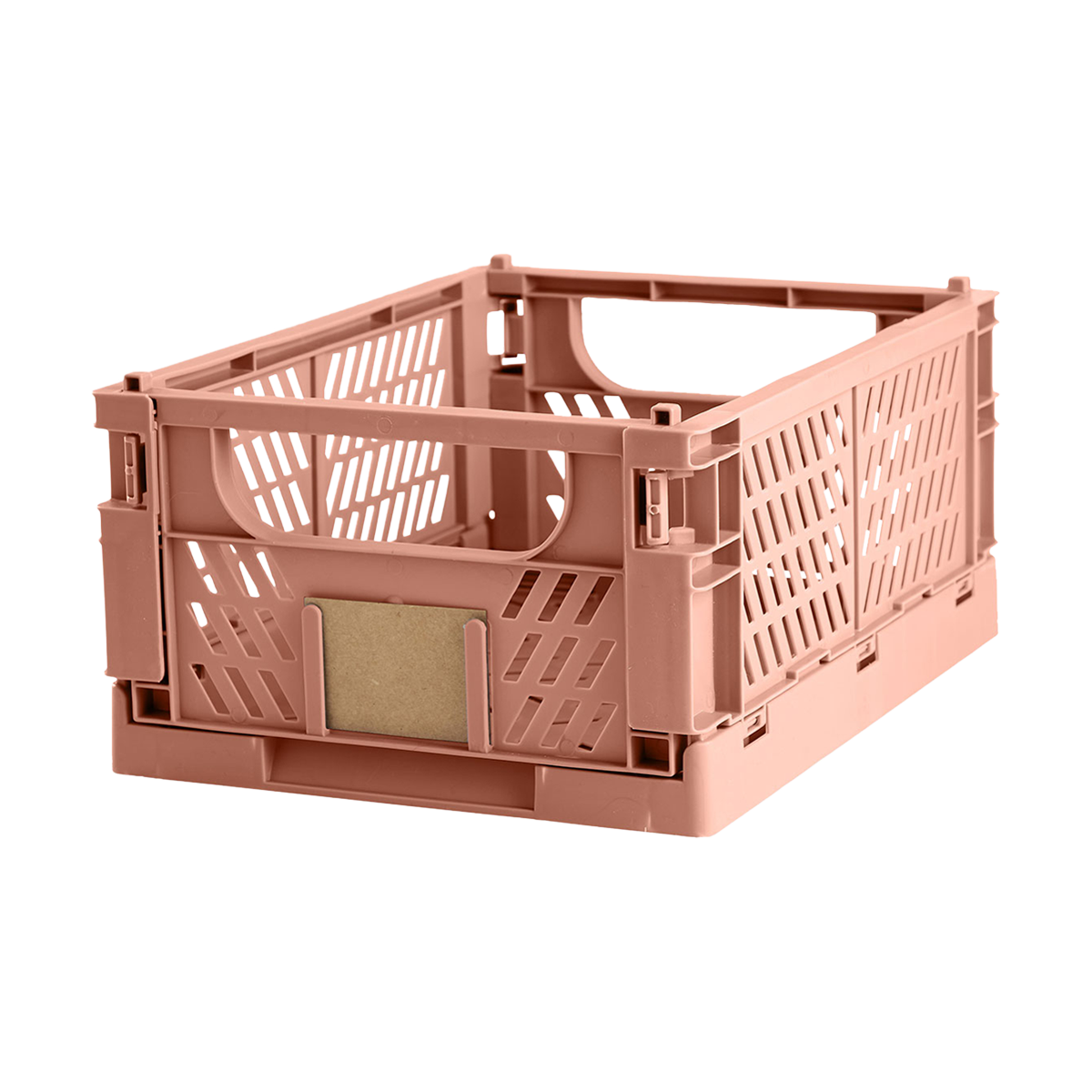 Lisomme Luuk opvouwbaar krat roze - 33 x 24,5 cm