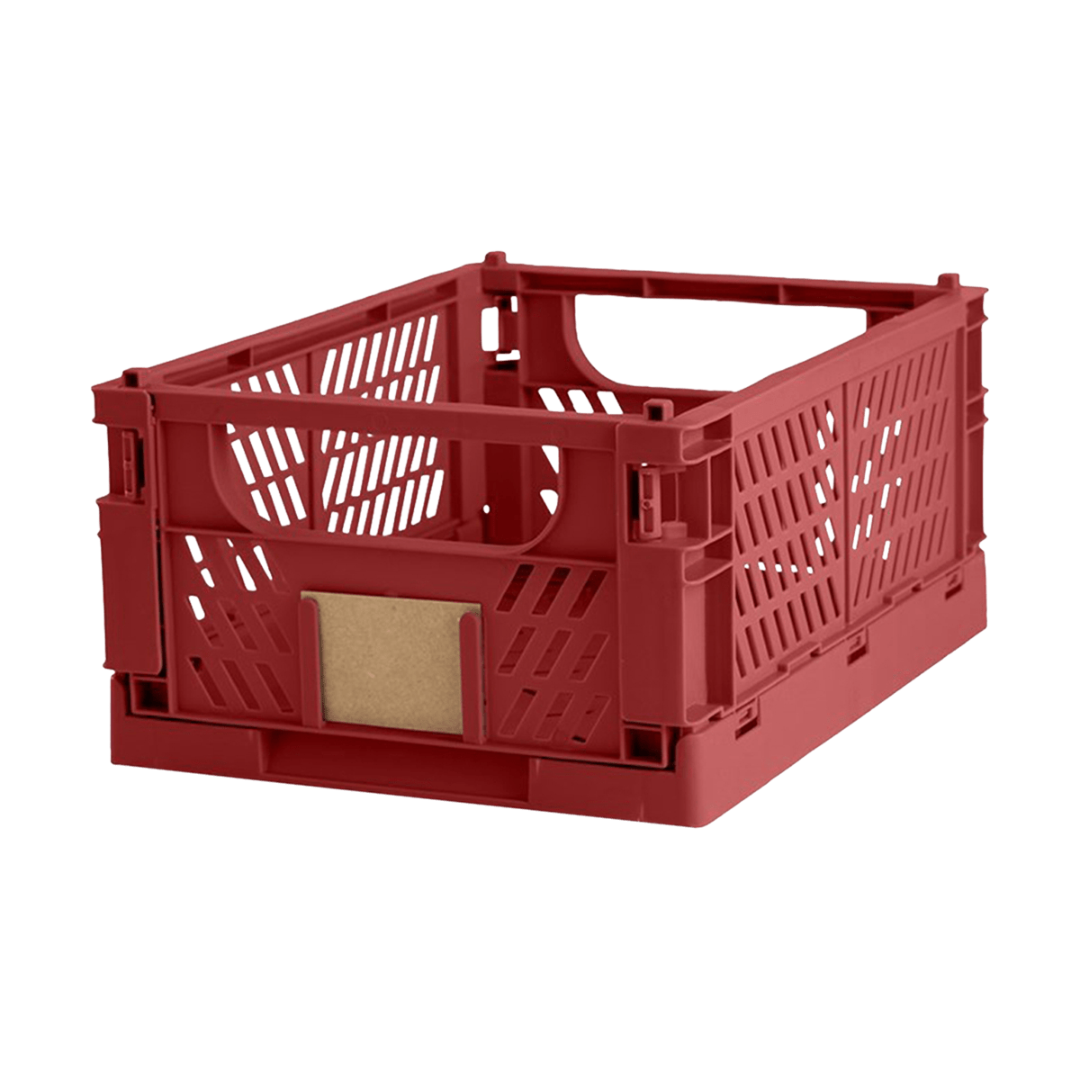 Lisomme Luuk opvouwbaar krat rood - 33 x 24,5 cm