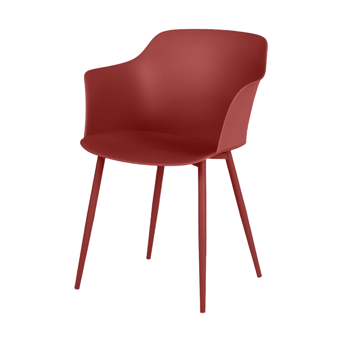 Lisomme Dian kunststof tuinstoel rood