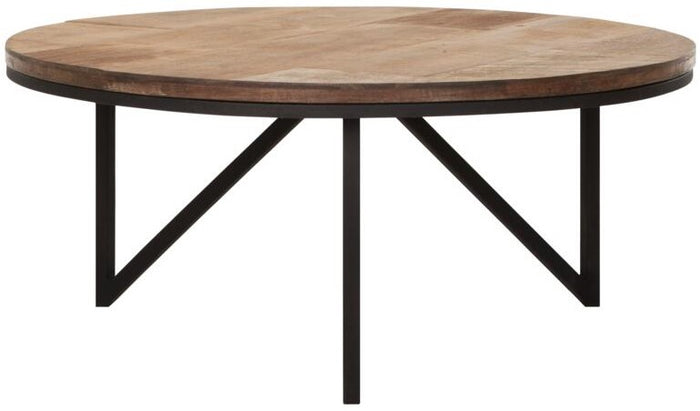 DTP Home Coffee table Odeon round large,35xØ80 cm, recycled teakwood