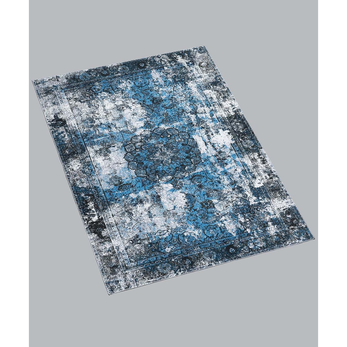 Joy de Vivre Vintage vloerkleed - Nostalgia No.1 - blauw - 160x230 cm