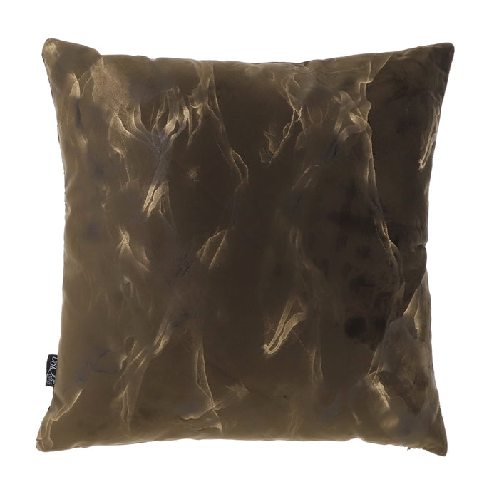 Unique Living Sierkussen Glow - Bruin - Polyester - 45x45x0cm (BxHxD)