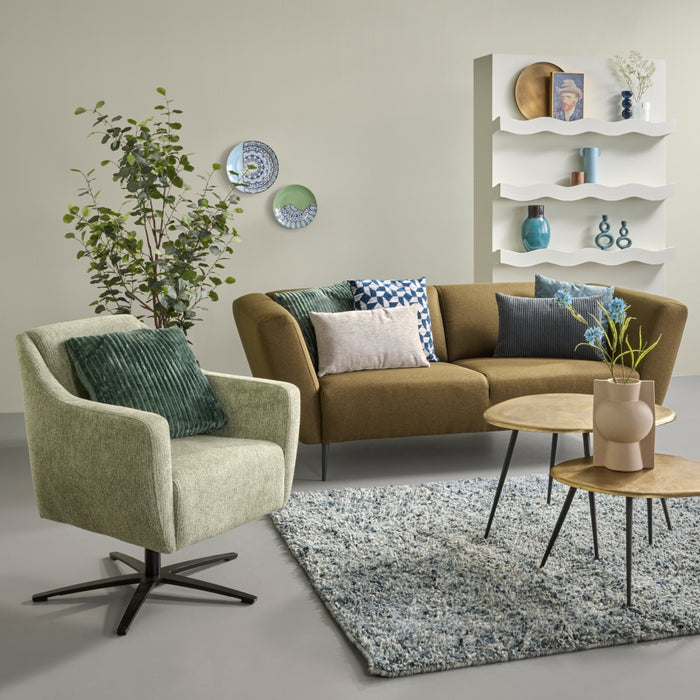 Sierkussen Lift - Grijs - Fluweel - 35x55x0cm (BxHxD)