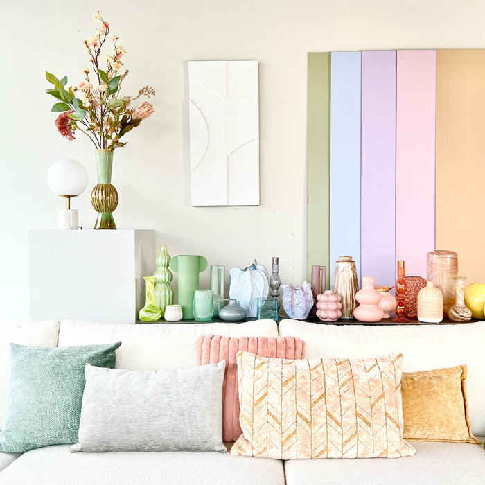 Sierkussen Lift - Grijs - Fluweel - 35x55x0cm (BxHxD)