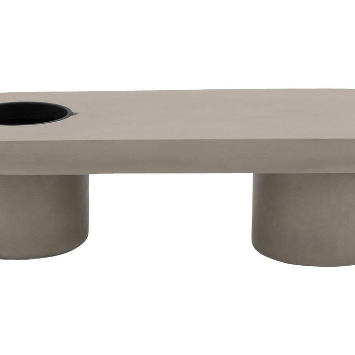 Kave Home - Taimi betonnen salontafel voor buiten Ø 140 x 60 cm